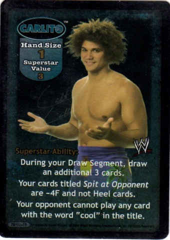 Carlito Superstar Card